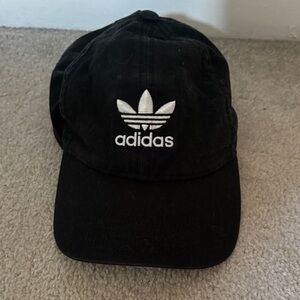 Adidas Classic Black Cap with White Emblem